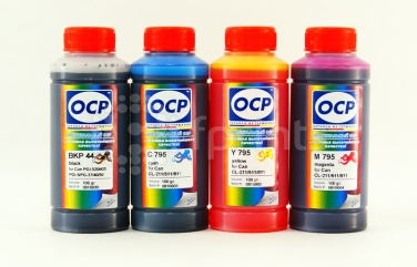 Чернила OCP для Canon MG2140, MG3140, MG4140 комплект 4 цвета по 100 гр.