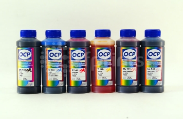 Чернила OCP для Epson 1400 / PX660 / PX720WD / PX730WD / PX820FWD комплект 6 цветов по 100 гр.