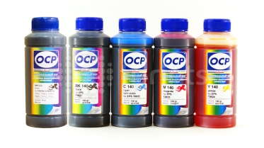 Чернила OCP для Epson XP-600, XP-605, XP-700, XP-800, XP-820 комплект 5 цветов по 100 гр.