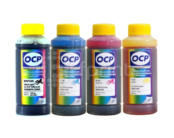 Чернила OCP для HP D1360 / D1460 / D1560 комплект 4 цвета по 100 гр.