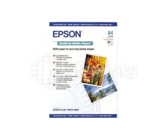 Фотобумага Epson Mate Paper - Heavyweight А4 192 г/м матовая 50 л.