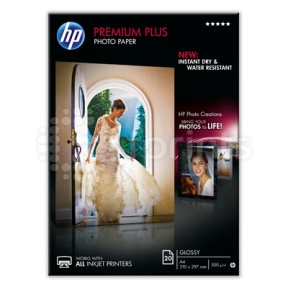 Фотобумага HP Premium Plus Photo Paper А4 300 г/м глянцевая 20 л.