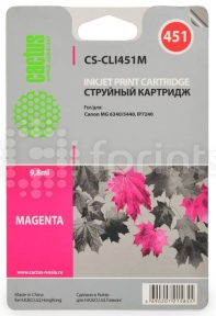 Картридж Cactus CS-CLI451M Magenta