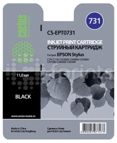 Картридж Cactus CS-EPT0731 Black