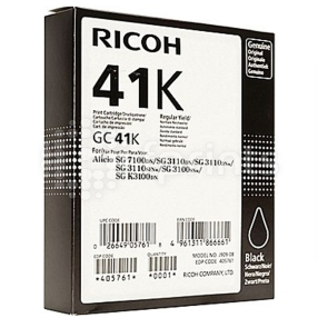 Картридж гелевый GC 41K (2.5К) Black черный Aficio Aficio 3110DN / 3110DNw / 3100SNw / 3110SFNw