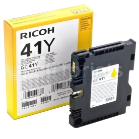 Картридж гелевый GC 41Y (2.2К) Yellow желтый Aficio Aficio 3110DN / 3110DNw / 3100SNw / 3110SFNw