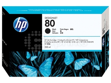 Картридж HP №80 (C4871A) Black черный 350 мл.