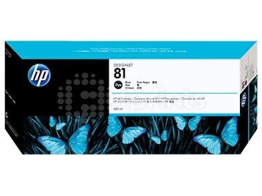 Картридж HP №81 (C4930A) Black черный