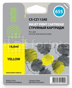 Картридж Cactus CS-CZ112AE Yellow