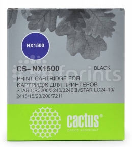 Картридж матричный Cactus CS-NX1500 Black черный для Star NX-1500 / 24xx / LC-8211