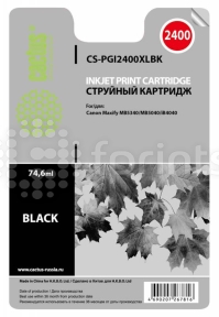 Картридж Cactus CS-PGI2400XLBK Black (черный) для Canon MAXIFY iB4040 / МВ5040 / МВ5340 (74.6мл)