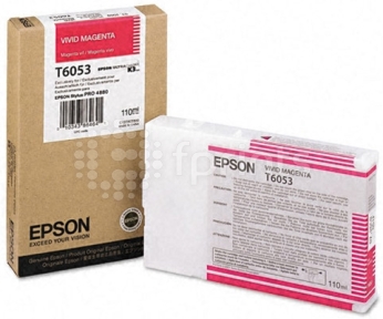 Картридж Epson T6053 Vivid Magenta 110 мл.