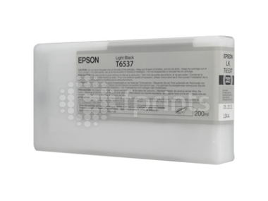 Картридж Epson T6537 Grey 200 мл.