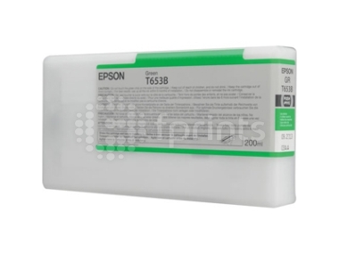 Картридж Epson T653B Green 200 мл.