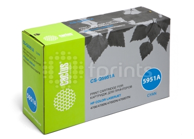 Картридж HP CLJ 4700 Cyan (Cactus)