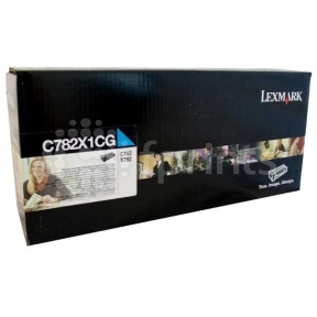 Картридж Lexmark C782 Cyan (голубой) 15K RETURN PROG