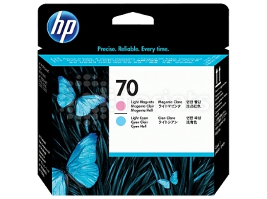 Печатающая головка HP №70 (C9405A) Light Cyan and Light Magenta светло голубая и светло пурпурная