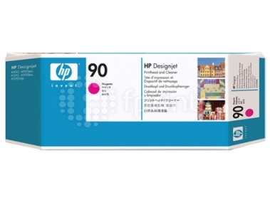 Печатающая головка HP №90 (C5056A) Magenta пурпурная + устройство очистки