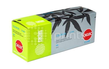 Картридж Oki C610 Cyan (Cactus) 6000 стр.