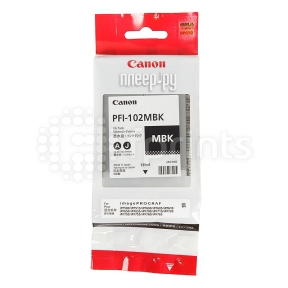 Картридж Canon IPF500 black 130 мл. PFI102BK / 0895B001