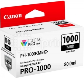 Картридж Canon PFI-1000 MBK Matte Black 0545C001