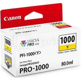 Картридж Canon PFI-1000 Yellow (желтый) Yellow 0549C001