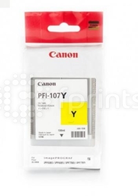 Картридж Canon PFI-107 Yellow (желтый) Yellow для iPF680 / 685 / 780 / 785 130 мл. 6708B001