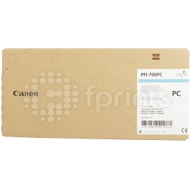 Картридж Canon PFI-706PC Photo Cyan для iPF 8300 / 8300S / 8400 / 9400 / 9400S 700 мл. 6685B001