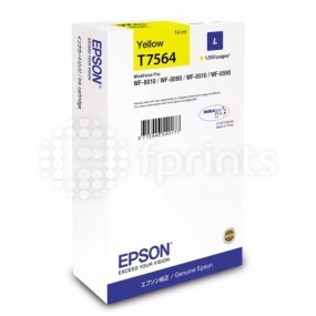 Картридж Epson I / Cyan (голубой) (y) WF-8090 / 8590 Yellow (желтый) C13T756440