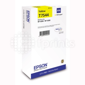 Картридж Epson I / Cyan (голубой) (y) WF-8090 / 8590 XXL Yellow (желтый) C13T754440