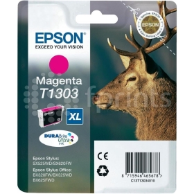 Картридж Epson T1303 Magenta (пурпурный) экстраповышенной емкости для SX525 / SX620 / BX320 / BX625 C13T13034010