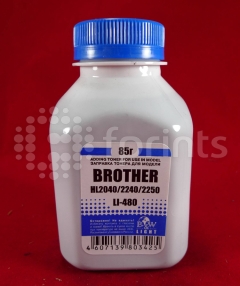 Тонер B&W LI-480 для Brother TN-2075 Black 85 г.