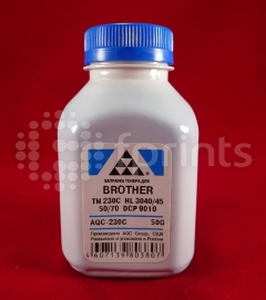 Тонер для Brother TN 230C HL 3040 / 45 / 50 / 70 / DCP 9010 cyan (фл. 50г) AQC фас. Россия