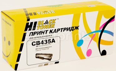 Картридж Hi-Black для HP CB435A Black