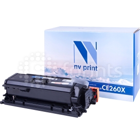 Лазерный картридж NV-Print для HP CE260X Black