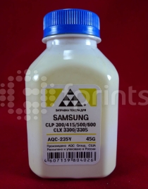 Тонер для SAMSUNG CLP 300 / 315 / 320 / 325 / 360 / 415 / 500 / 510 / 600 / 610 / 660 / CLX3300 / 3305 Yellow (фл. 45г) AQC фас.